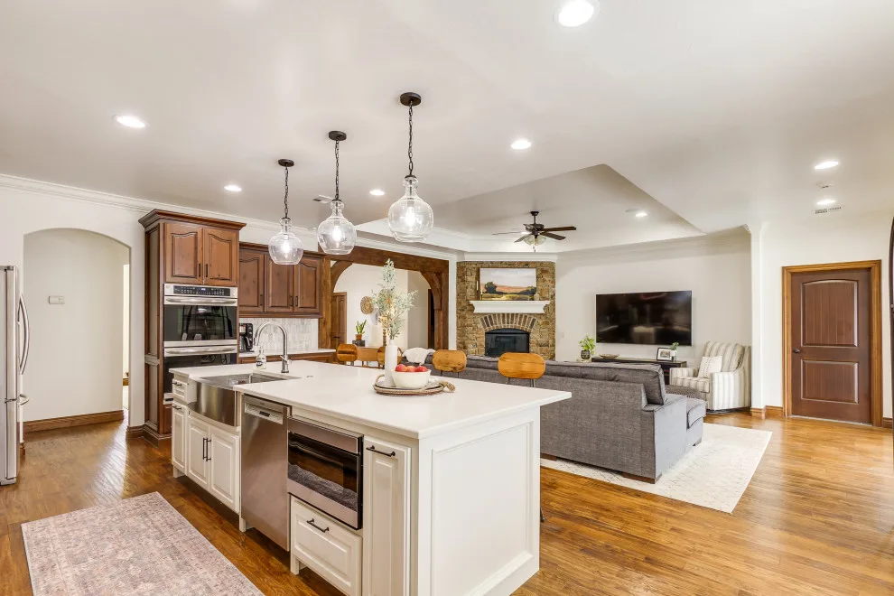 Edmond Kitchen and Living Room Makeover by Ten Key by Ten Key Home & Kitchen Remodels - Photo 11