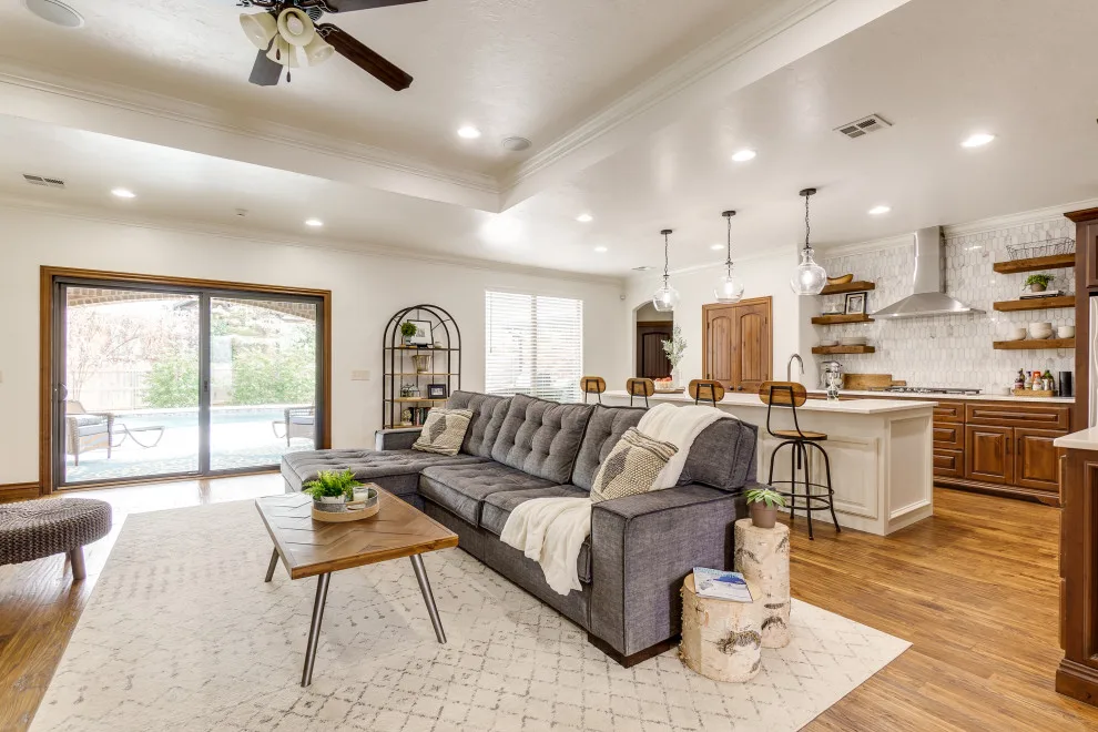 Edmond Kitchen and Living Room Makeover by Ten Key by Ten Key Home & Kitchen Remodels - Photo 6