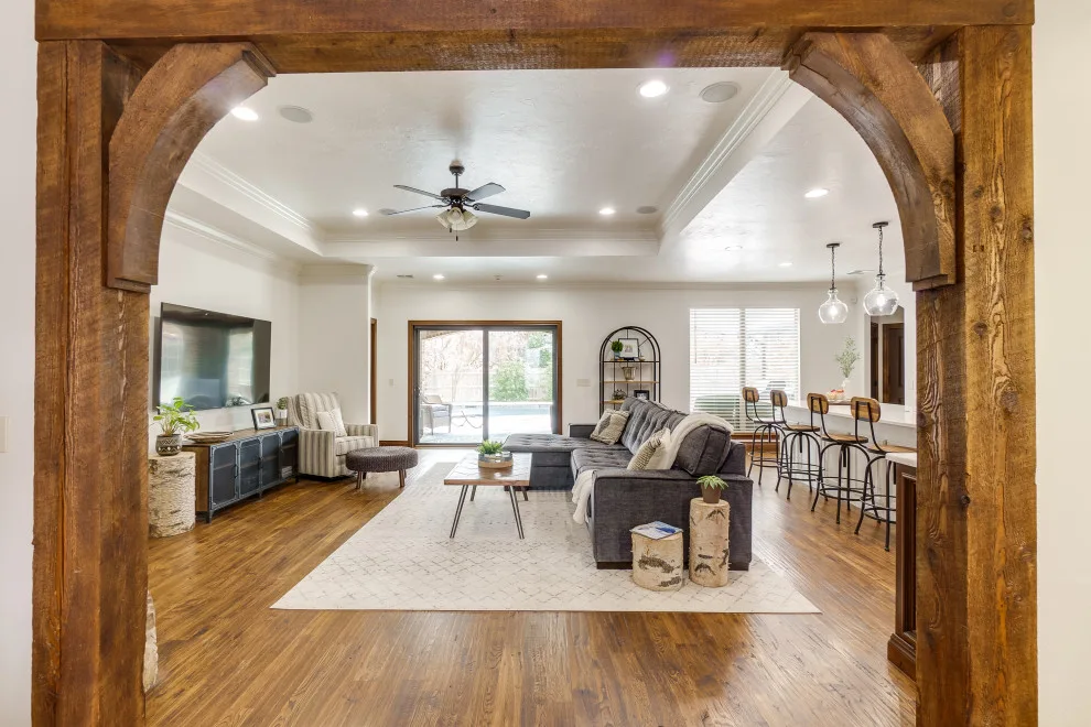 Edmond Kitchen and Living Room Makeover by Ten Key by Ten Key Home & Kitchen Remodels - Photo 14