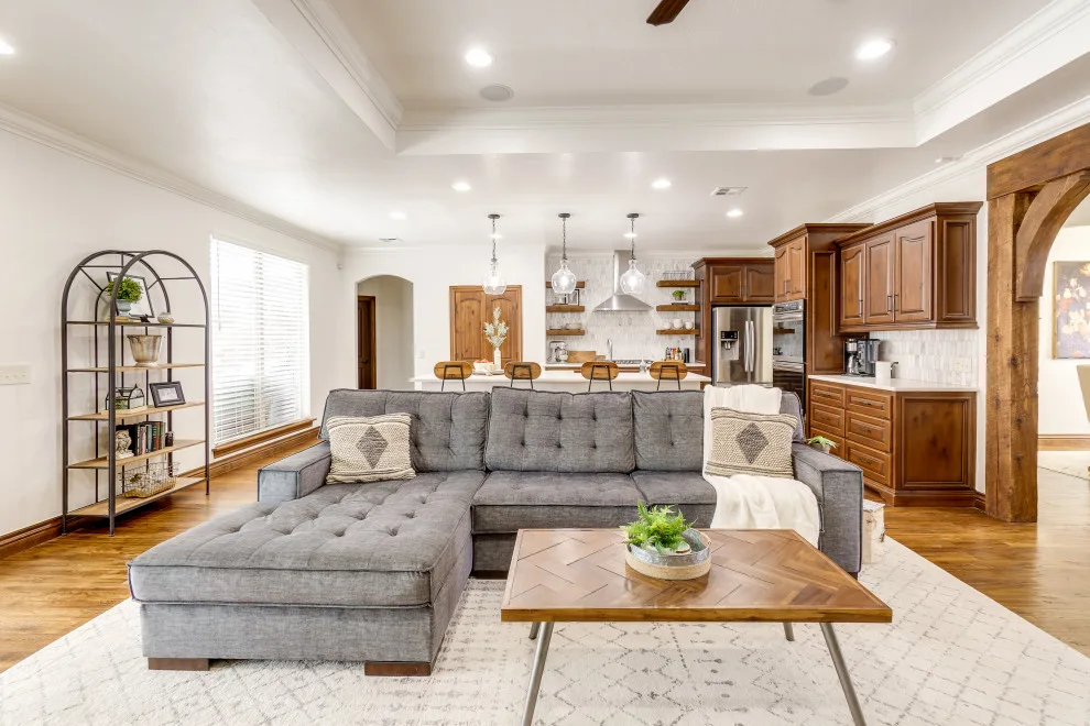 Edmond Kitchen and Living Room Makeover by Ten Key by Ten Key Home & Kitchen Remodels - Photo 3
