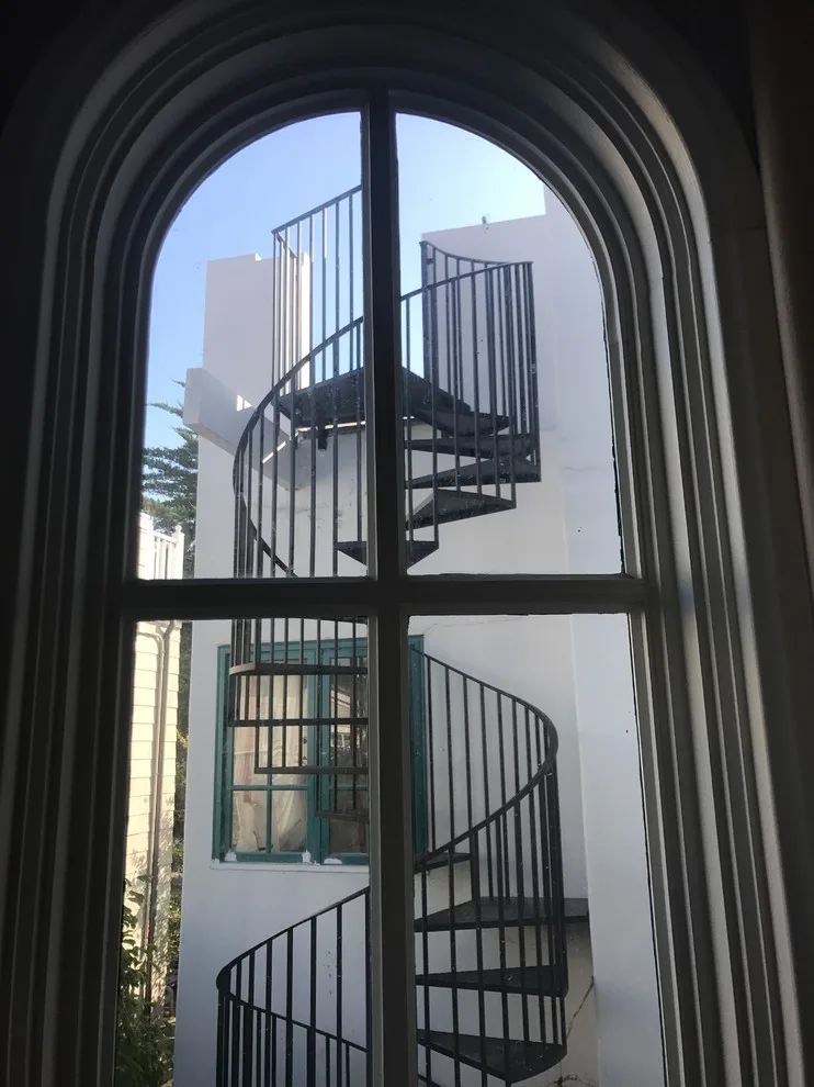Orange County Exterior Iron Spiral Stairs by Naddour's Custom Metalworks/Baltic Iron Doors - Photo 3