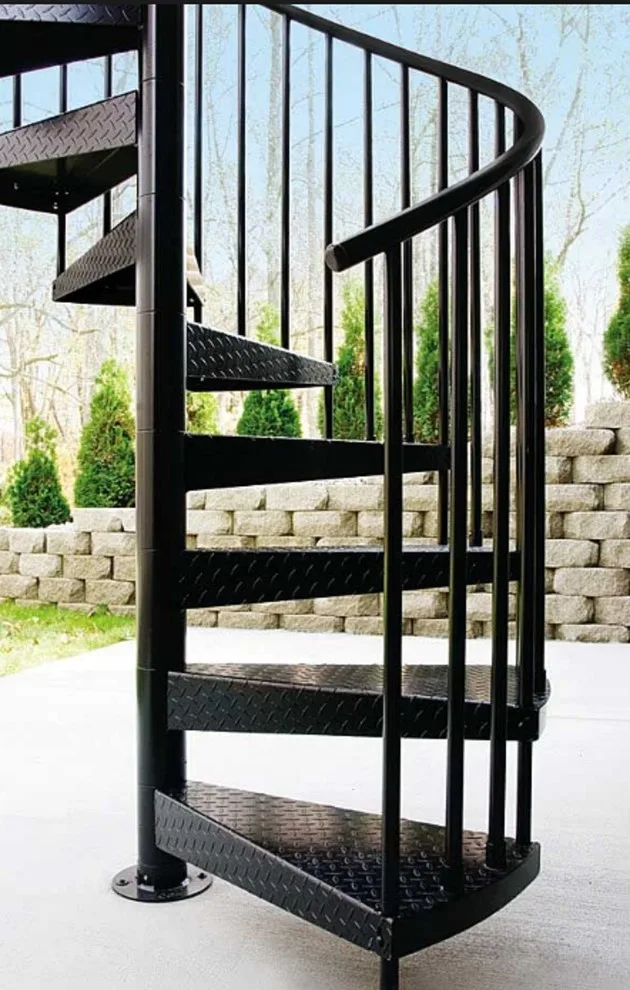 Orange County Exterior Iron Spiral Stairs by Naddour's Custom Metalworks/Baltic Iron Doors - Photo 11