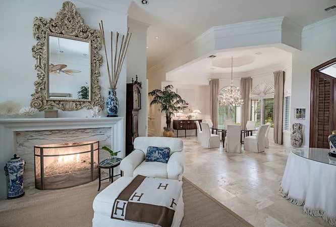 Dining Area with Fireplace by Reed Design Build, LLC - Photo 3