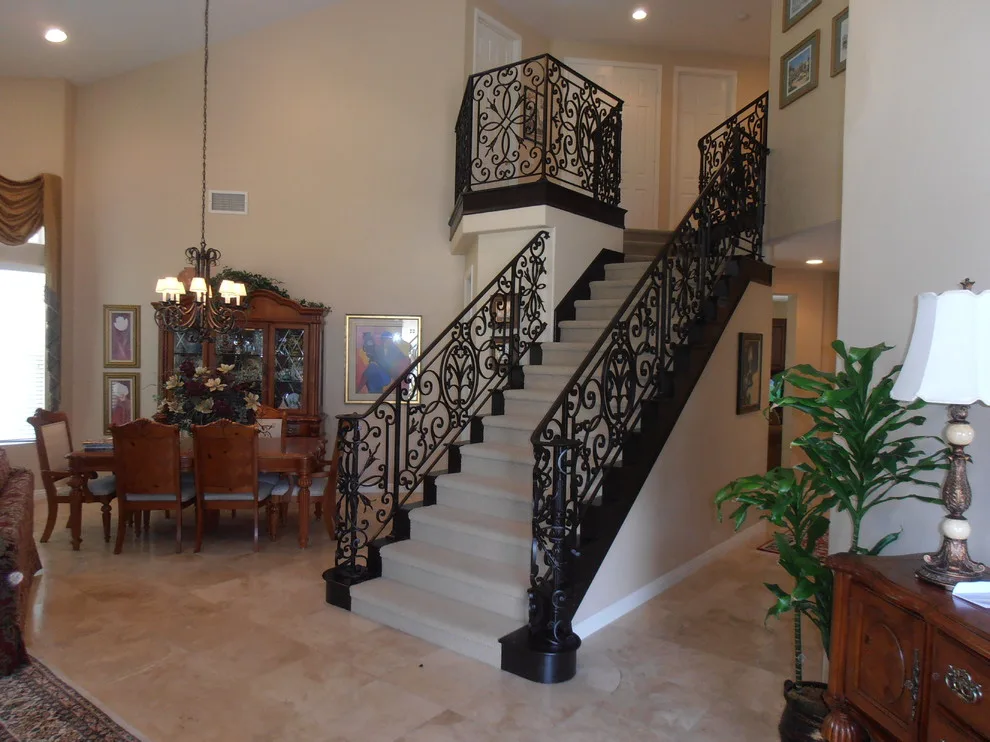 French-Inspired Staircase Railing by Naddour's Custom Metalworks/Baltic Iron Doors - Photo 8