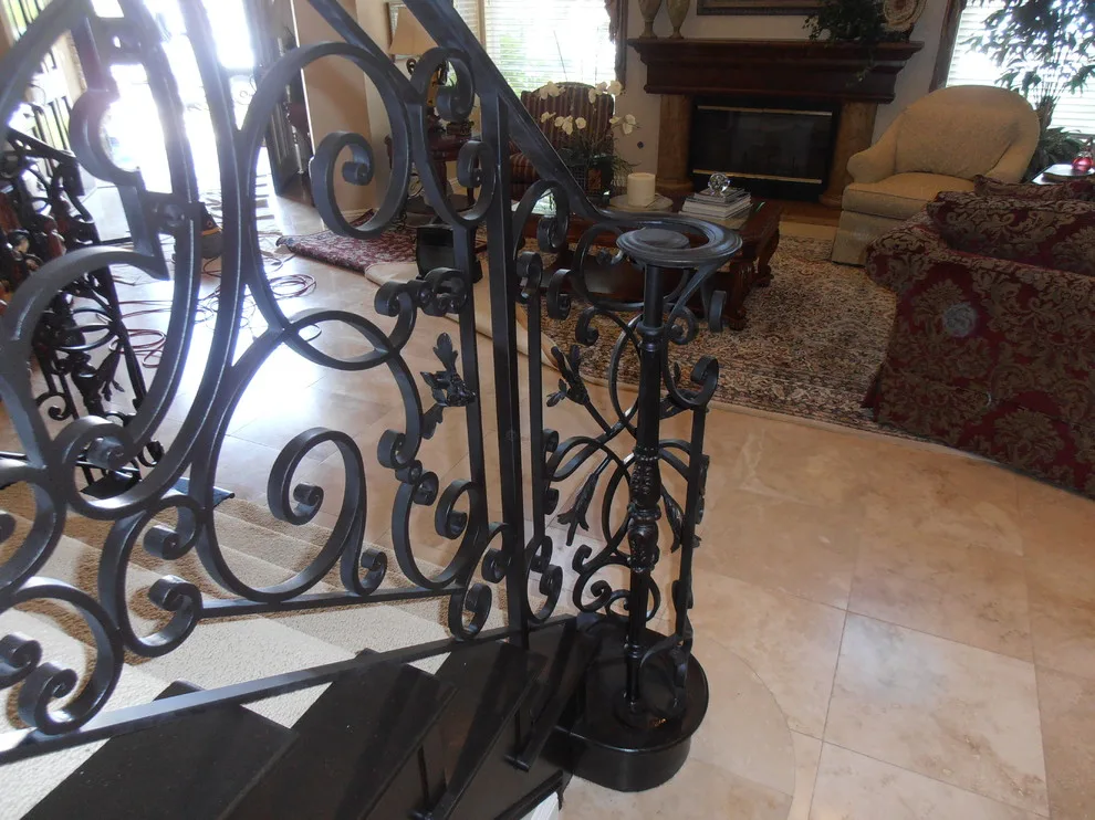 French-Inspired Staircase Railing by Naddour's Custom Metalworks/Baltic Iron Doors - Photo 15