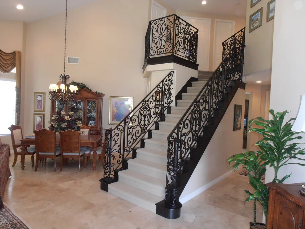 French-Inspired Staircase Railing by Naddour's Custom Metalworks/Baltic Iron Doors - Photo 4