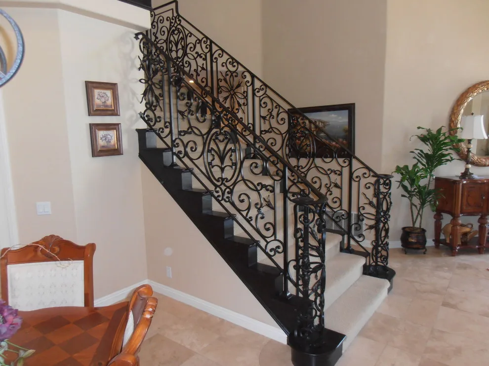 French-Inspired Staircase Railing by Naddour's Custom Metalworks/Baltic Iron Doors - Photo 17