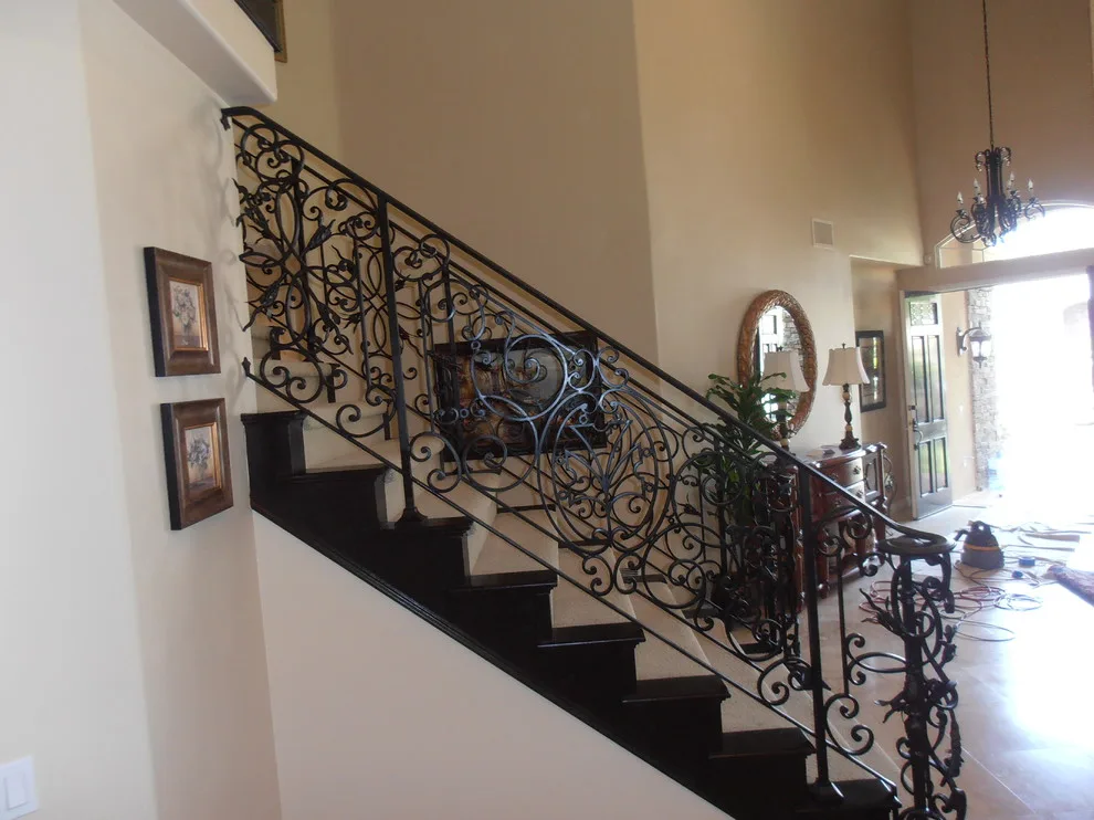 French-Inspired Staircase Railing by Naddour's Custom Metalworks/Baltic Iron Doors - Photo 6