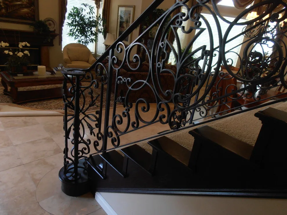 French-Inspired Staircase Railing by Naddour's Custom Metalworks/Baltic Iron Doors - Photo 9