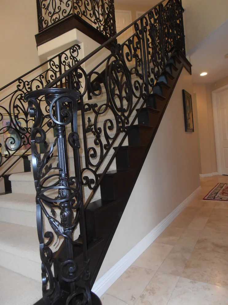 French-Inspired Staircase Railing by Naddour's Custom Metalworks/Baltic Iron Doors - Photo 2