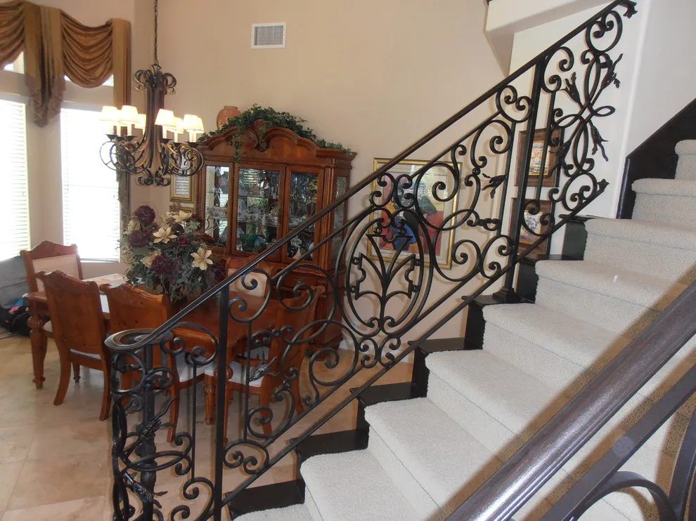 French-Inspired Staircase Railing by Naddour's Custom Metalworks/Baltic Iron Doors - Photo 13