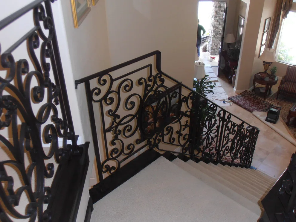 French-Inspired Staircase Railing by Naddour's Custom Metalworks/Baltic Iron Doors - Photo 7