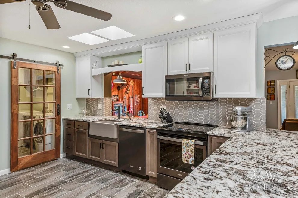 Practical Farmhouse Kitchen by Sarah Kraus Bartelson - S&W Kitchens - Photo 29