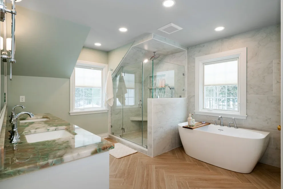 Gates Mills Primary and Guest Bathroom Remodel by Hurst Design Build Remodel - Photo 29