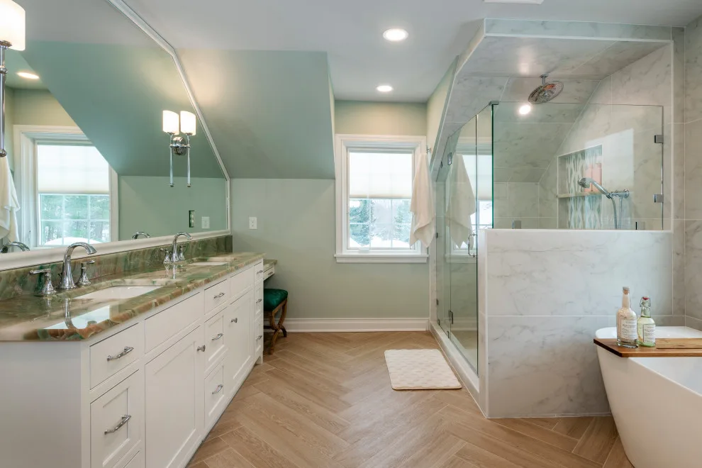 Gates Mills Primary and Guest Bathroom Remodel by Hurst Design Build Remodel - Photo 25