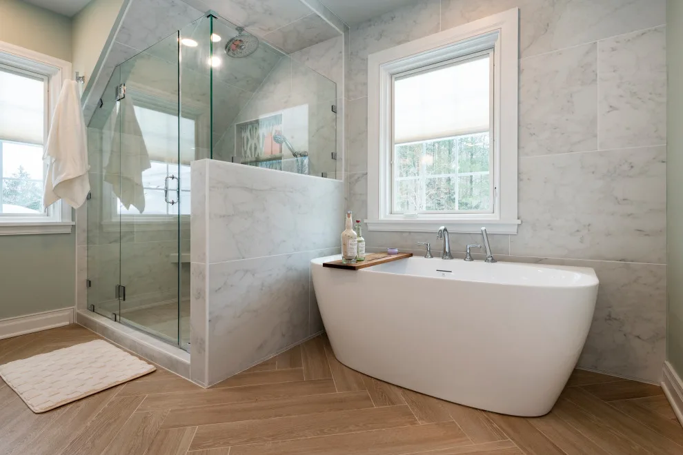 Gates Mills Primary and Guest Bathroom Remodel by Hurst Design Build Remodel - Photo 12