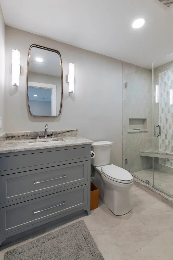 Gates Mills Primary and Guest Bathroom Remodel by Hurst Design Build Remodel - Photo 3