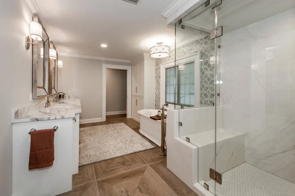 Gates Mills Primary and Guest Bathroom Remodel by Hurst Design Build Remodel - Photo 4