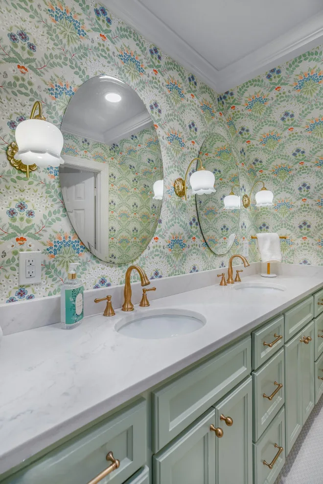 Golden Jack and Jill Bathroom by Jackson Construction, Inc. - Photo 7