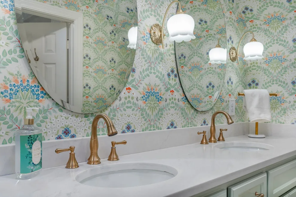 Golden Jack and Jill Bathroom by Jackson Construction, Inc. - Photo 9