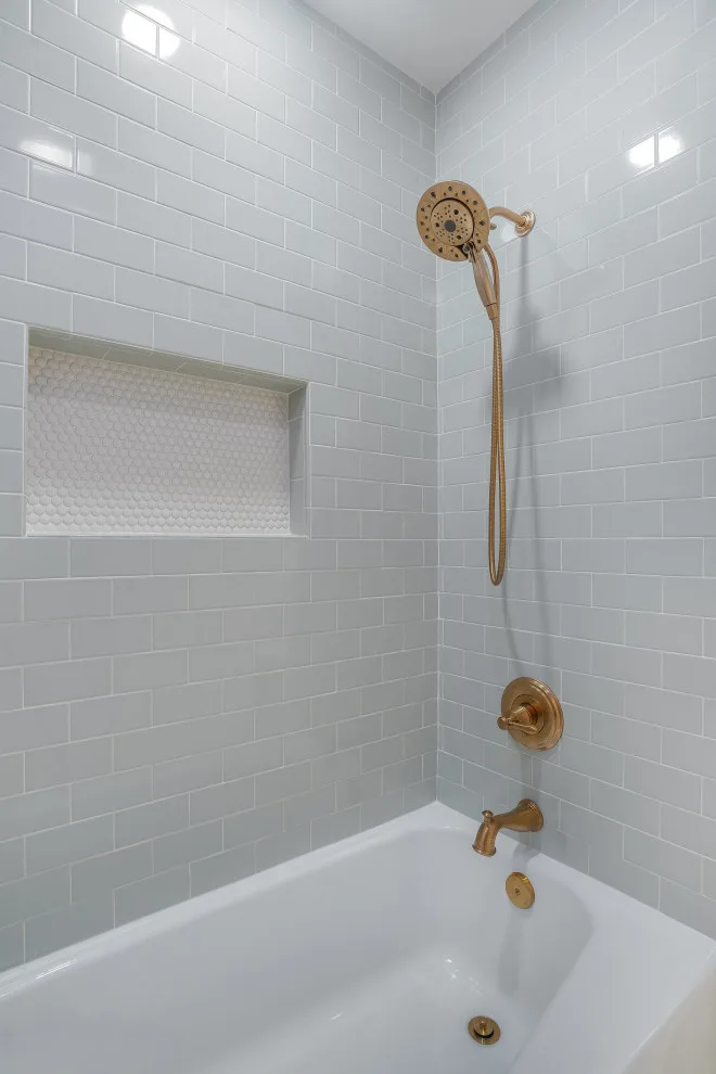 Golden Jack and Jill Bathroom by Jackson Construction, Inc. - Photo 6