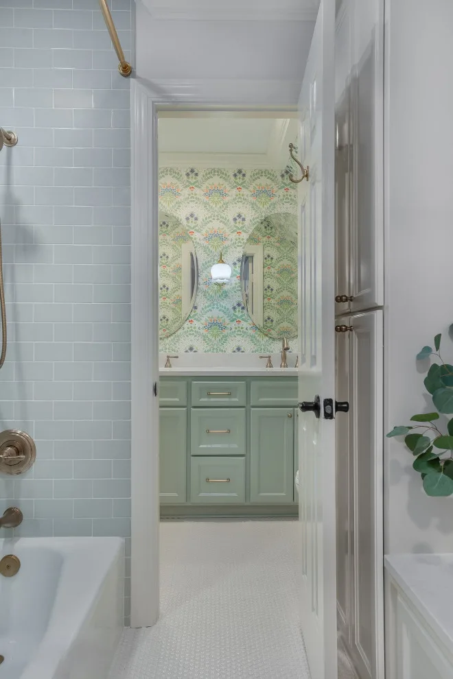 Golden Jack and Jill Bathroom by Jackson Construction, Inc. - Photo 10