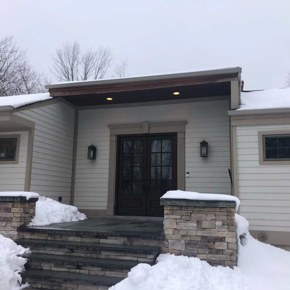 Huntington Hardie Cladding and Entrance Canopy by Done Right Remodeling, Inc. - Photo 15