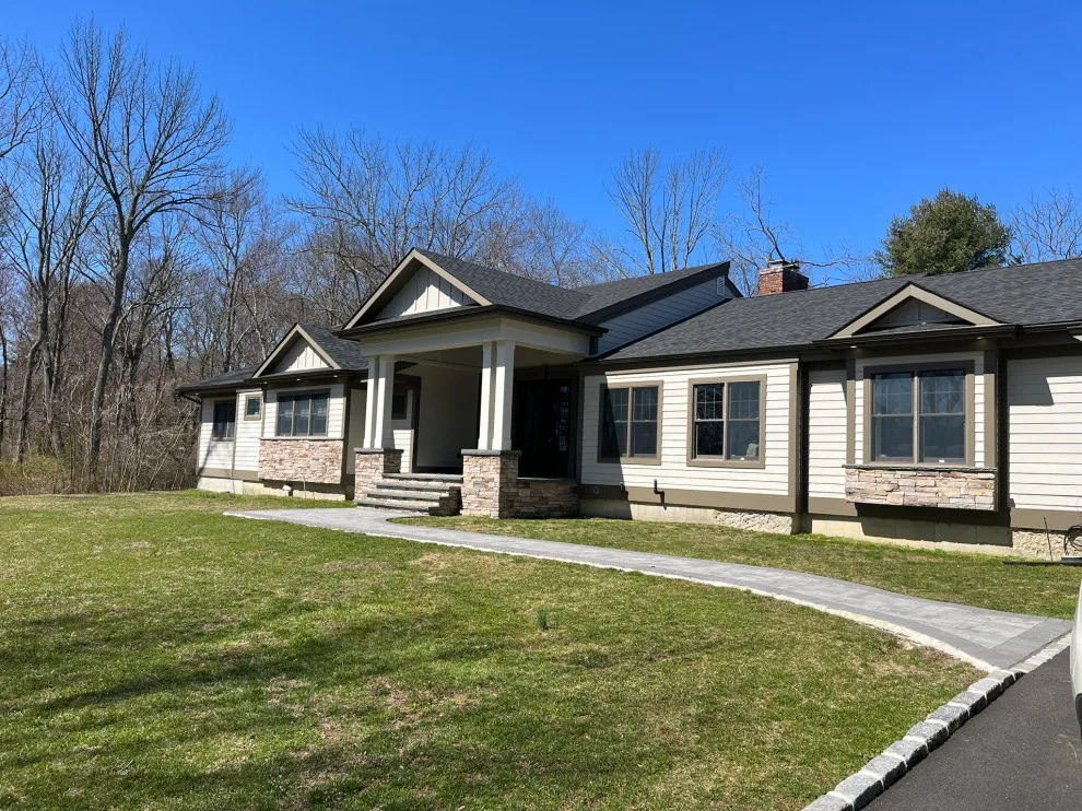Huntington Hardie Cladding and Entrance Canopy by Done Right Remodeling, Inc. - Photo 4