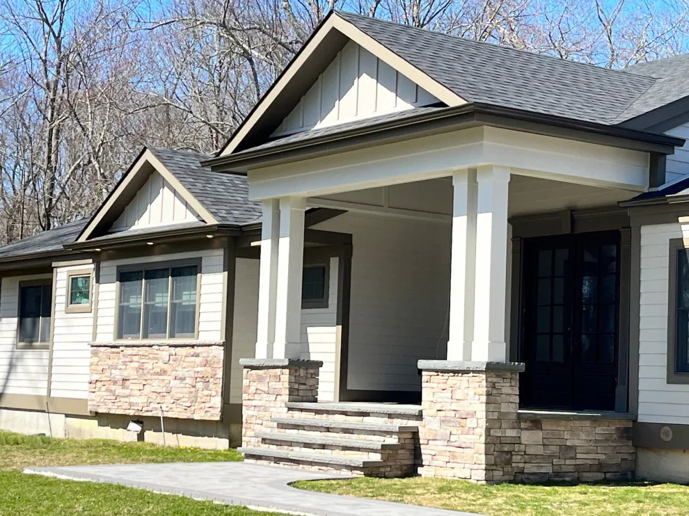 Huntington Hardie Cladding and Entrance Canopy by Done Right Remodeling, Inc. - Photo 8