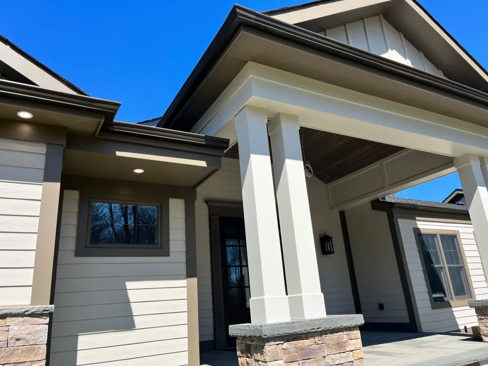 Huntington Hardie Cladding and Entrance Canopy by Done Right Remodeling, Inc. - Photo 2