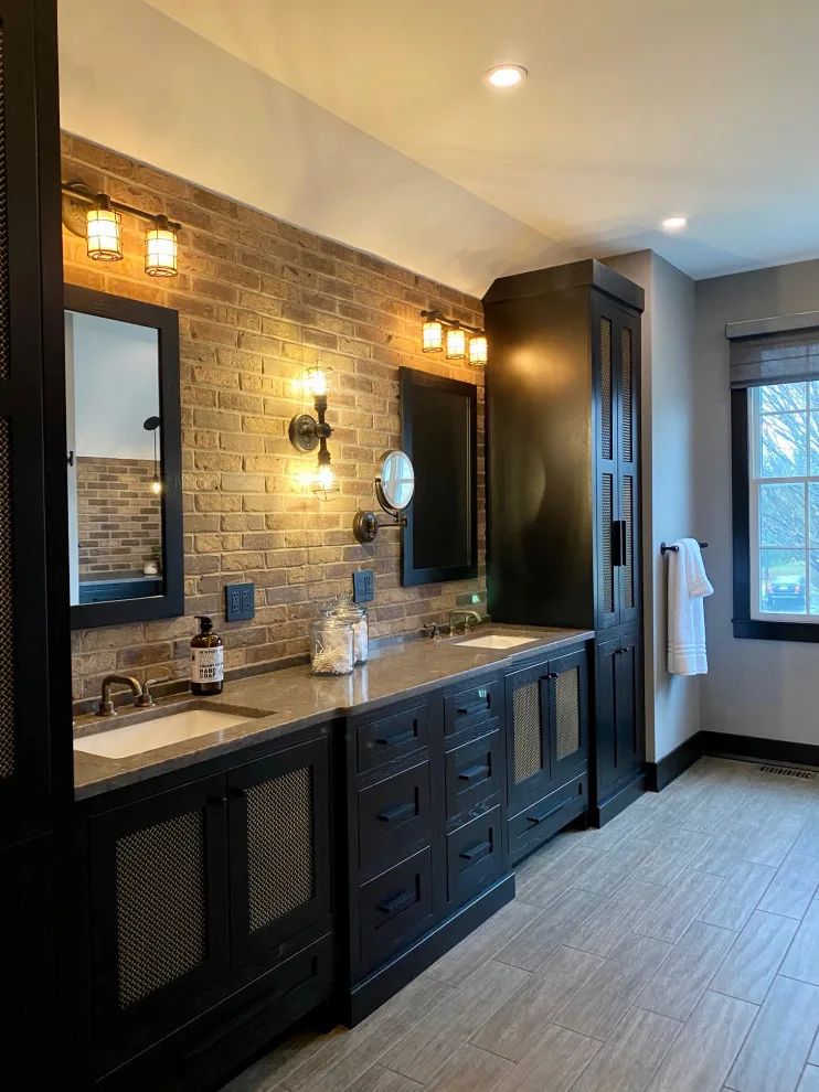 Blue Bell, PA Industrial Master Bathroom by Meridian Construction - Photo 19