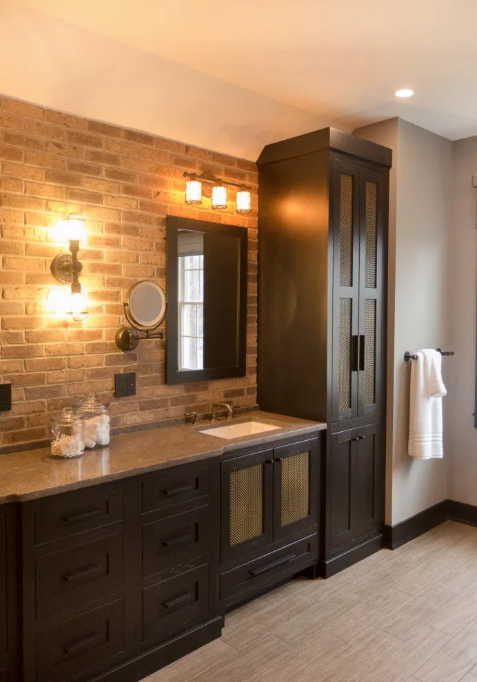 Blue Bell, PA Industrial Master Bathroom by Meridian Construction - Photo 33