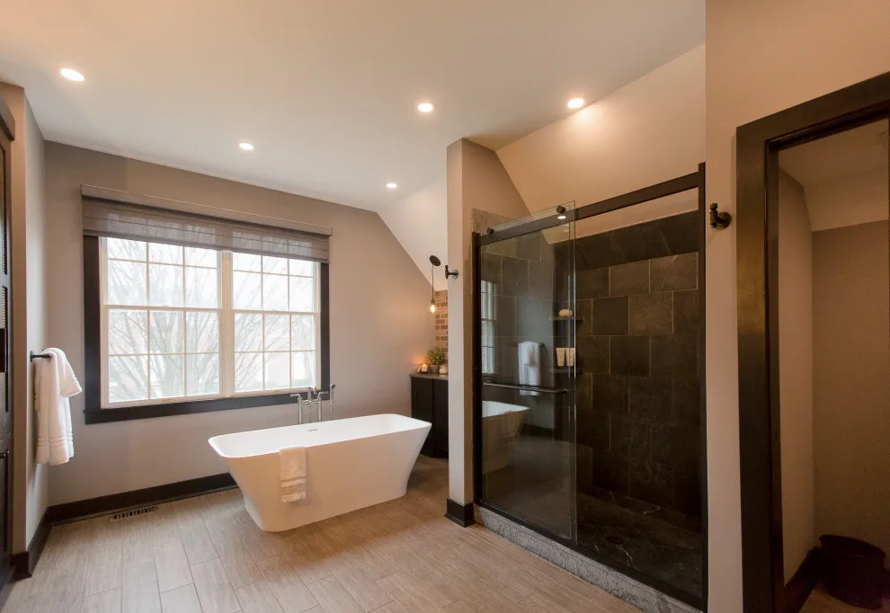 Blue Bell, PA Industrial Master Bathroom by Meridian Construction - Photo 18
