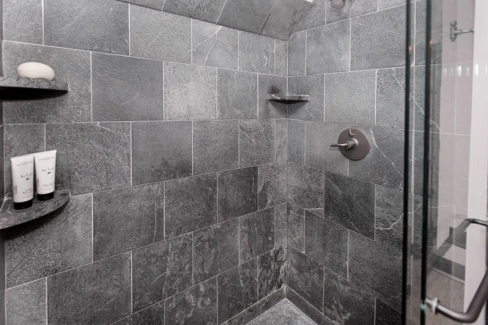 Blue Bell, PA Industrial Master Bathroom by Meridian Construction - Photo 28