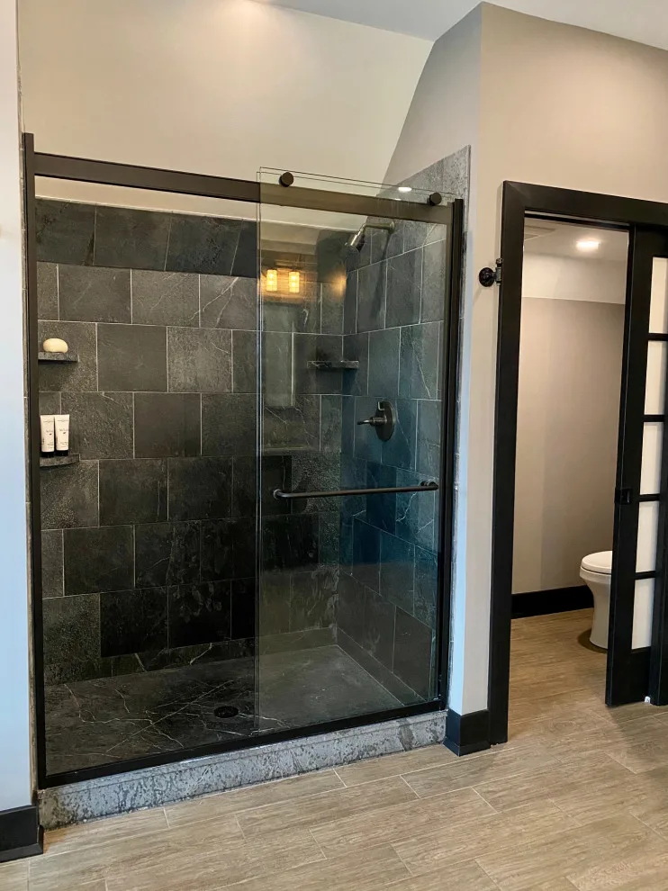 Blue Bell, PA Industrial Master Bathroom by Meridian Construction - Photo 32