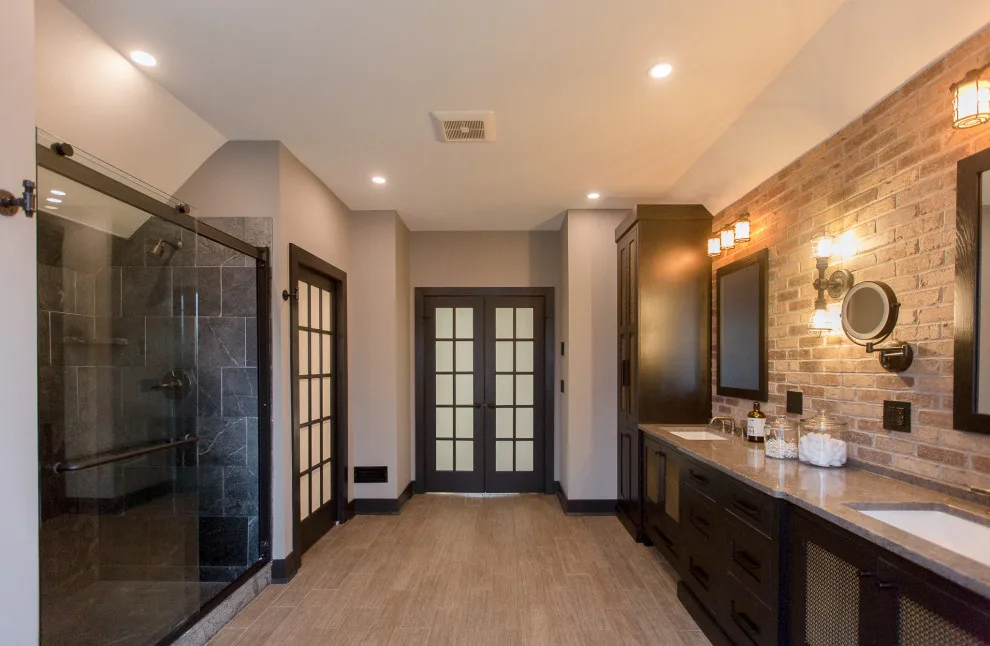 Blue Bell, PA Industrial Master Bathroom by Meridian Construction - Photo 25
