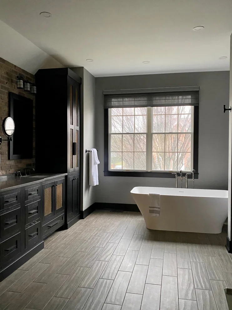 Blue Bell, PA Industrial Master Bathroom by Meridian Construction - Photo 11