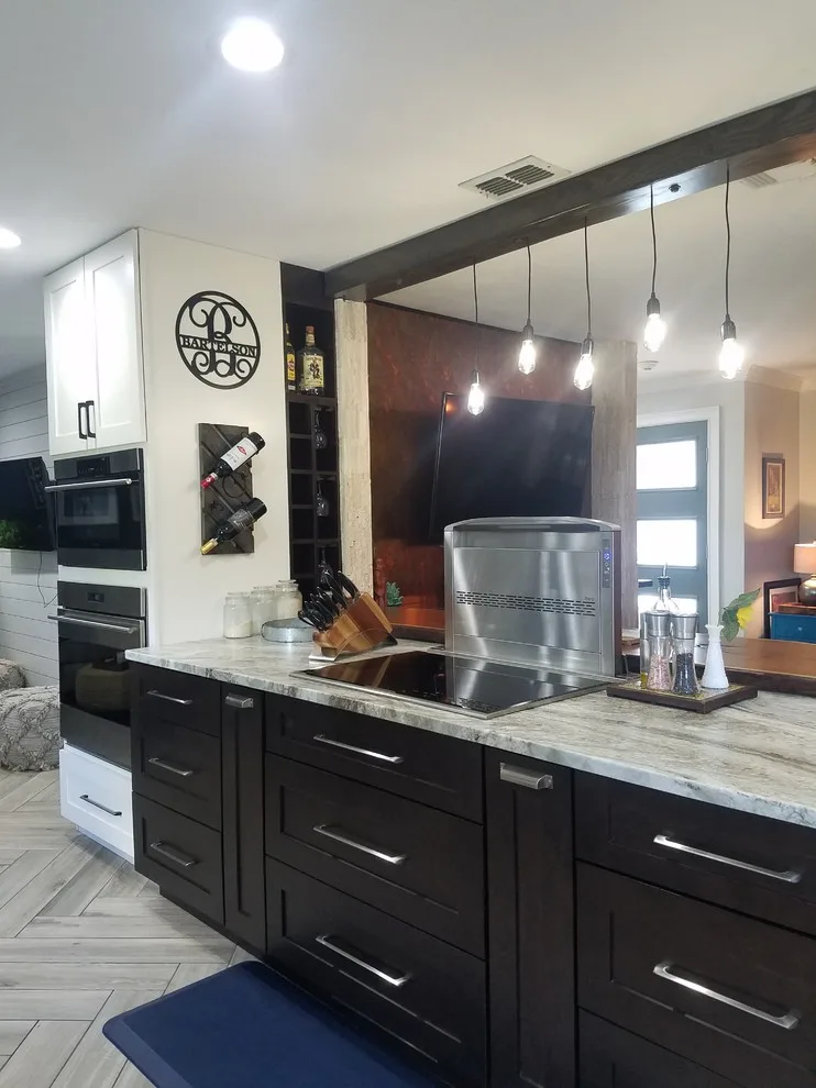 Contemporary Farmhouse Kitchen Design by Sarah Kraus Bartelson - S&W Kitchens - Photo 22
