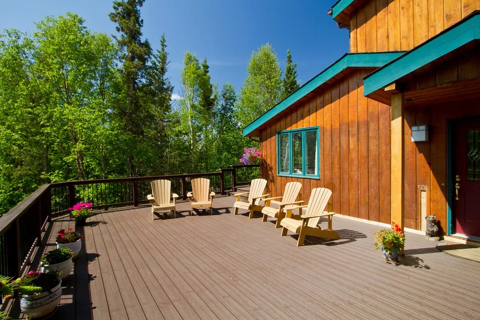 Linked Carport and Decks with Under Deck Roofing by Treeline Construction - Photo 5