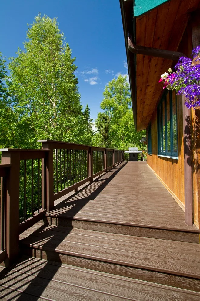 Linked Carport and Decks with Under Deck Roofing by Treeline Construction - Photo 2