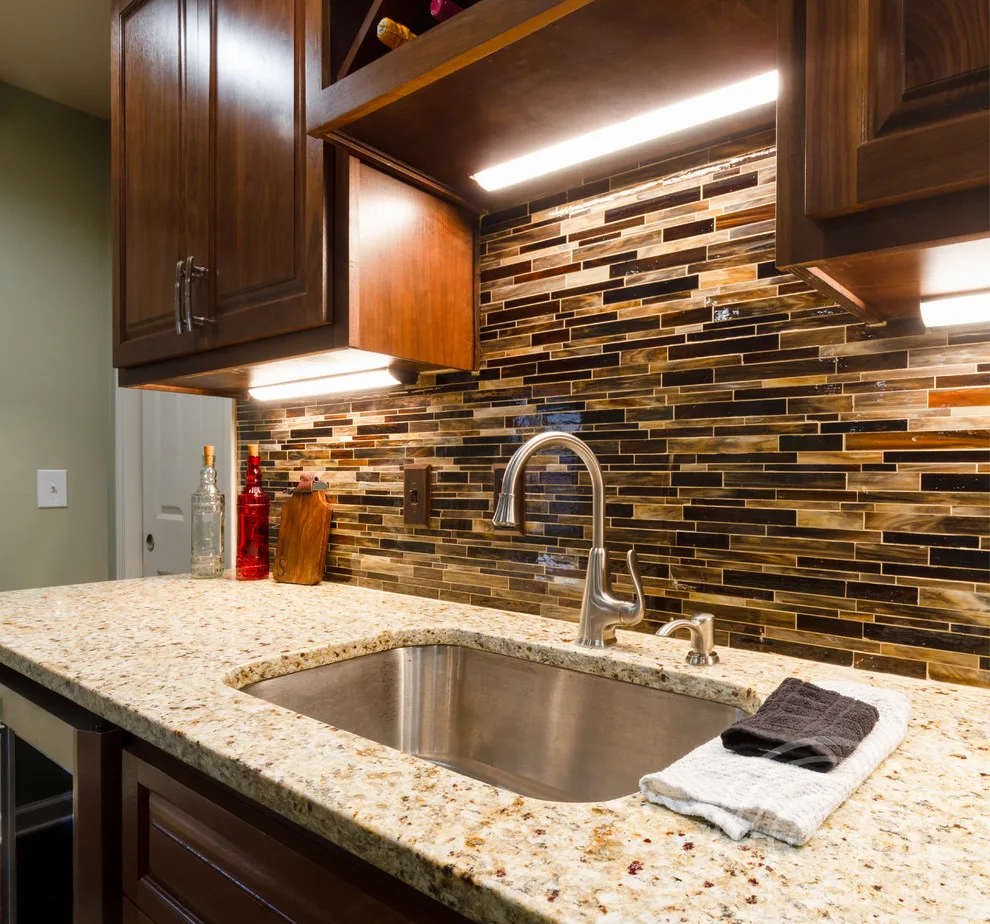 Contemporary Irish Pub Basement Renovation by Mi-Kin Creations, Inc. - Photo 10