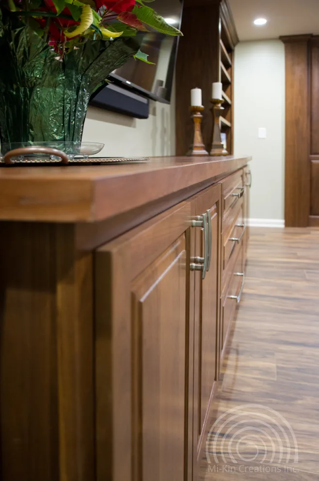 Contemporary Irish Pub Basement Renovation by Mi-Kin Creations, Inc. - Photo 19