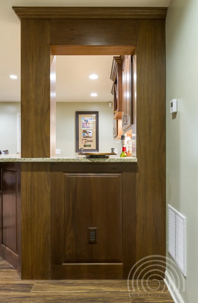 Contemporary Irish Pub Basement Renovation by Mi-Kin Creations, Inc. - Photo 25