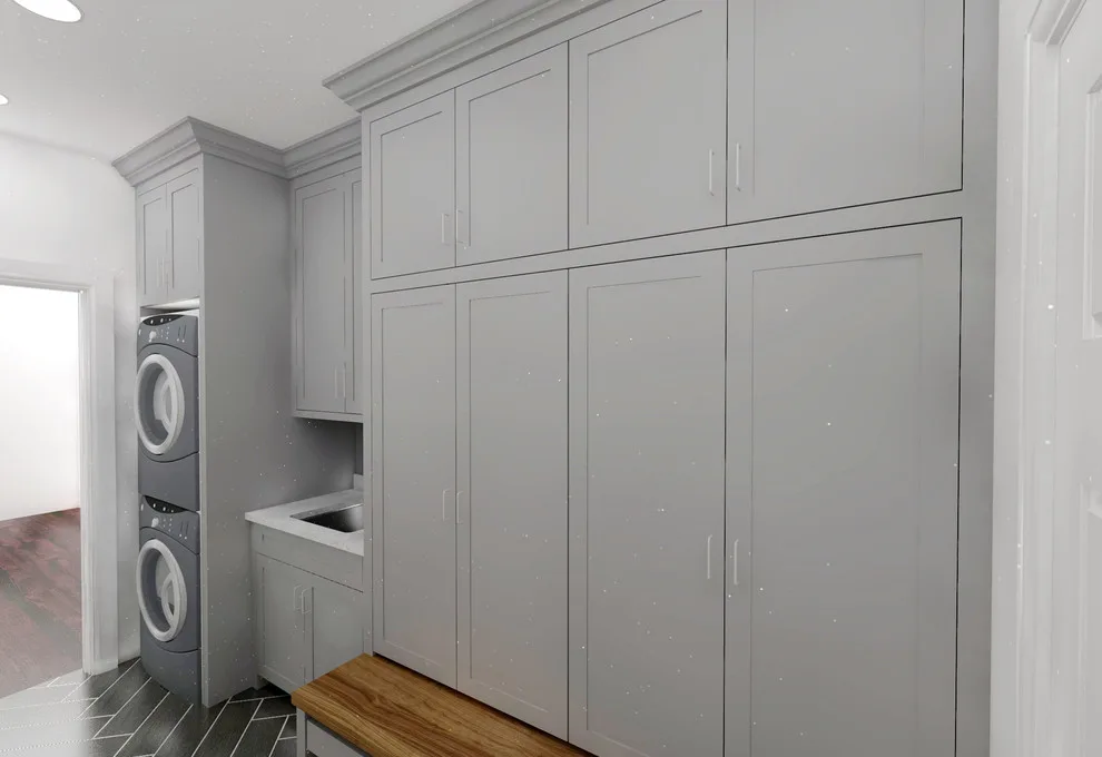 Mudroom at Island Lake by Labra Design Build - Photo 17
