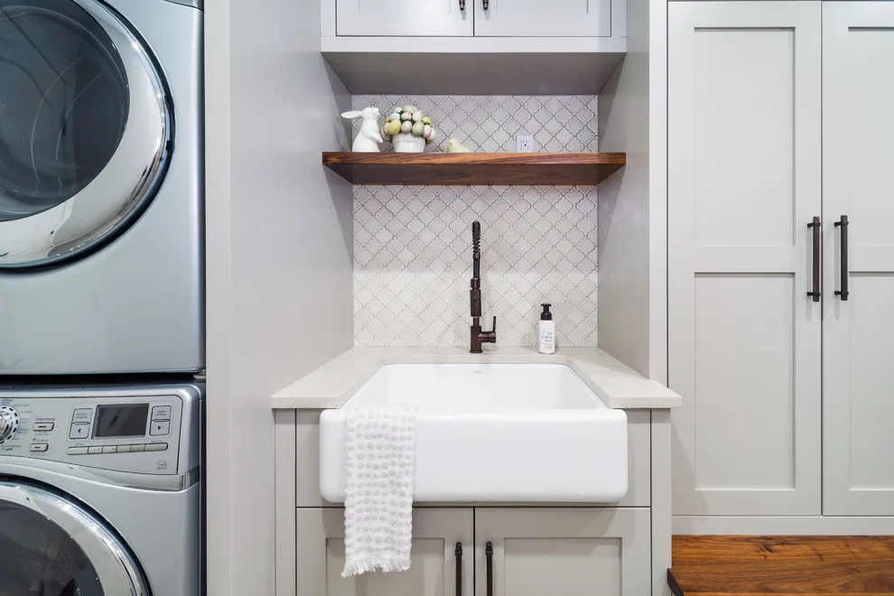 Mudroom at Island Lake by Labra Design Build - Photo 9