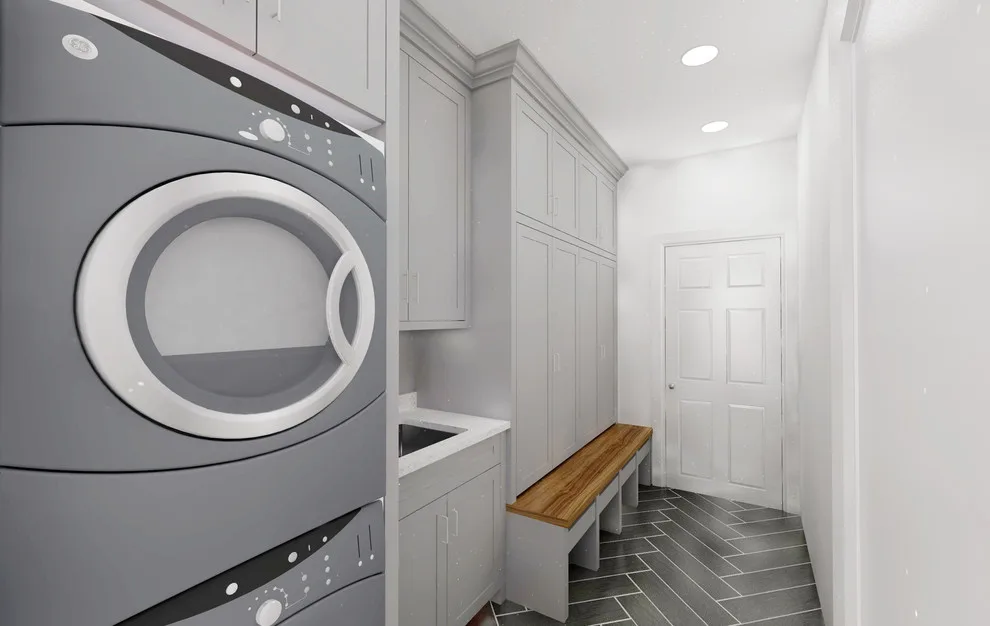 Mudroom at Island Lake by Labra Design Build - Photo 26