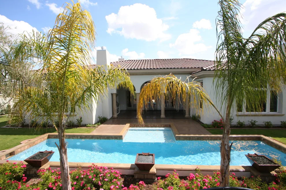 Italian Villa Courtyard by Sweaney Custom Homes, Inc. - Photo 18