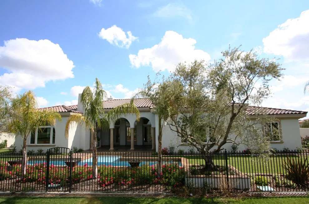 Italian Villa Courtyard by Sweaney Custom Homes, Inc. - Photo 13