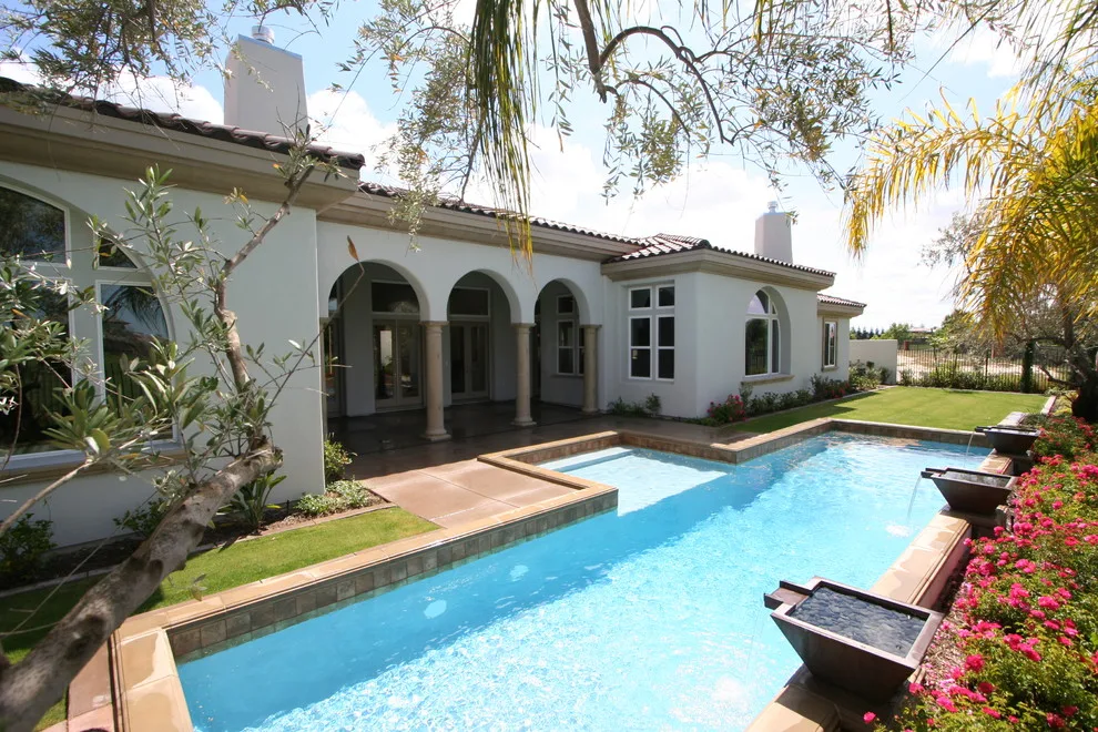Italian Villa Courtyard by Sweaney Custom Homes, Inc. - Photo 28