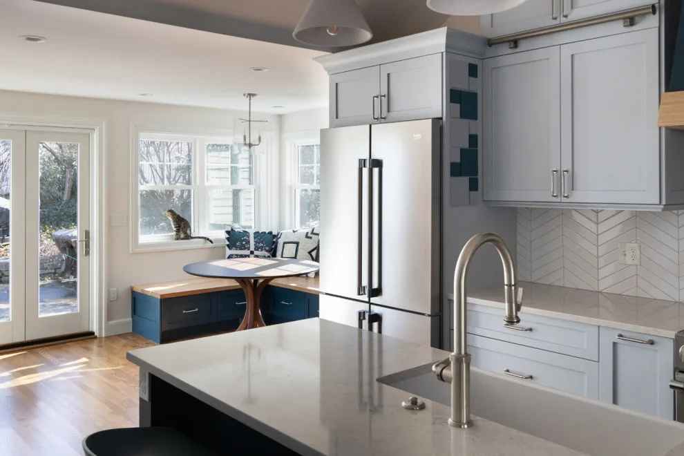Jamaica Plain Kitchen and Sunroom Renovation by New England Design & Construction - Photo 6